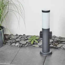 Borne Lumineuse Sessa Anthracite, 1 Lumiere