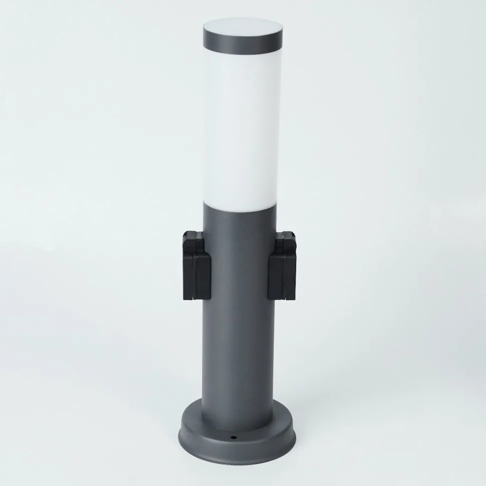 Borne Lumineuse Sessa Anthracite, 1 Lumiere