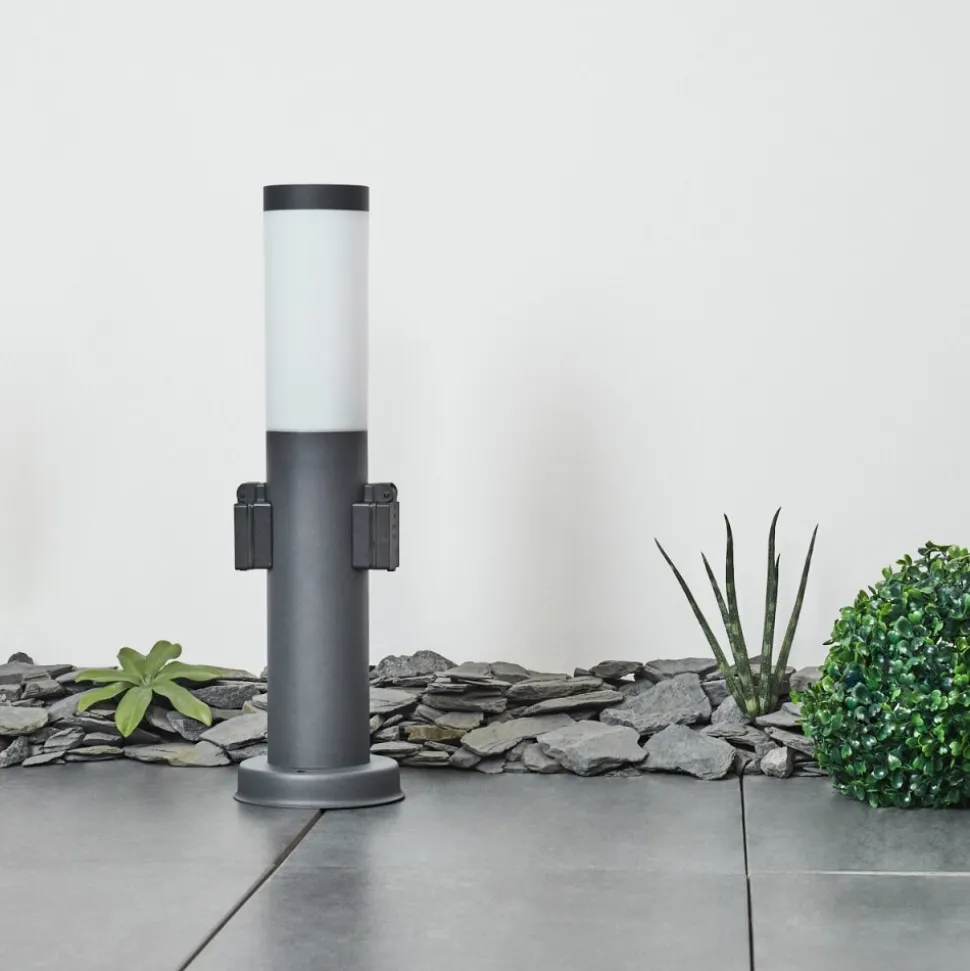 Borne Lumineuse Sessa Anthracite, 1 Lumiere