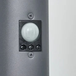 Borne Lumineuse Sessa Anthracite, 1 Lumiere, Detecteur De Mouvement