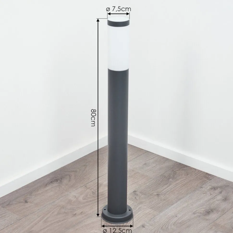 Borne Lumineuse Sessa Anthracite, 1 Lumiere