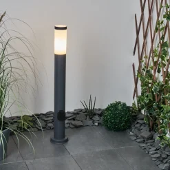 Borne Lumineuse Sessa Anthracite, 1 Lumiere