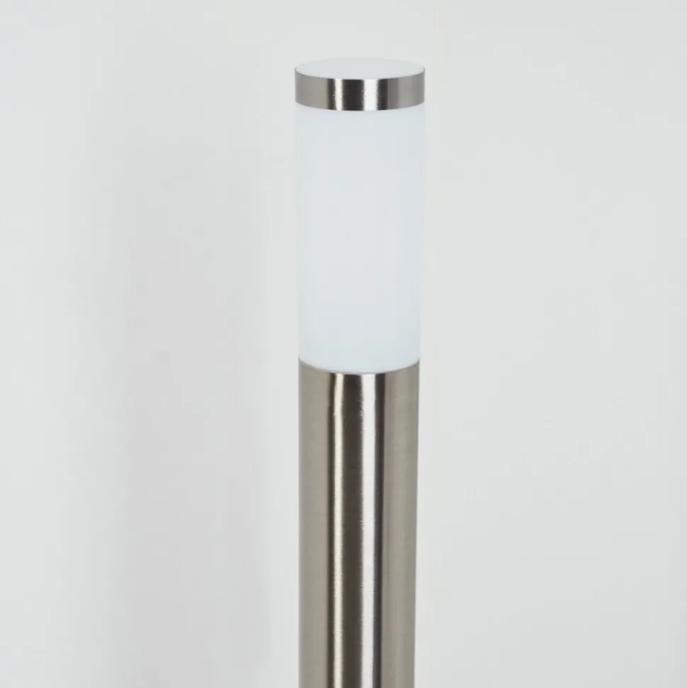 Borne Lumineuse Sessa Nickel Mat, 1 Lumiere