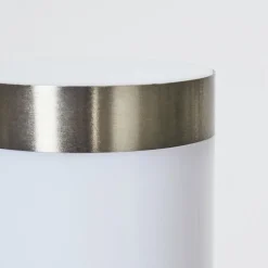 Borne Lumineuse Sessa Nickel Mat, 1 Lumiere