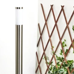 Borne Lumineuse Sessa Nickel Mat, 1 Lumiere