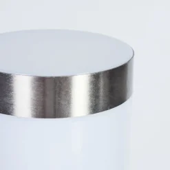 Borne Lumineuse Sessa Nickel Mat, 1 Lumiere