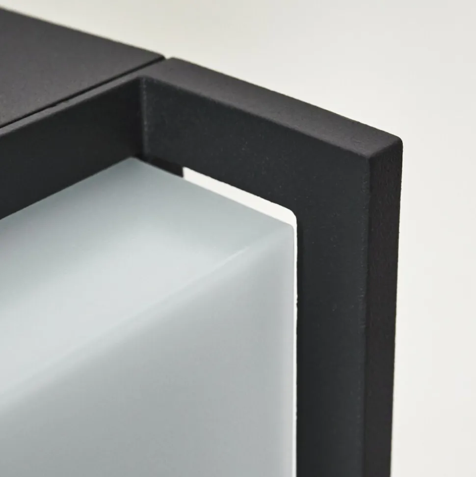 Borne Lumineuse Skove Led Anthracite, 1 Lumiere, Detecteur De Mouvement