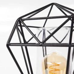 Borne Lumineuse Solda Noir, 1 Lumiere, Detecteur De Mouvement