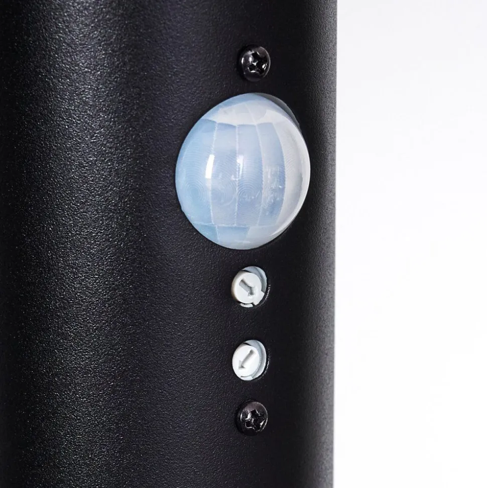 Borne Lumineuse Solda Noir, 1 Lumiere, Detecteur De Mouvement