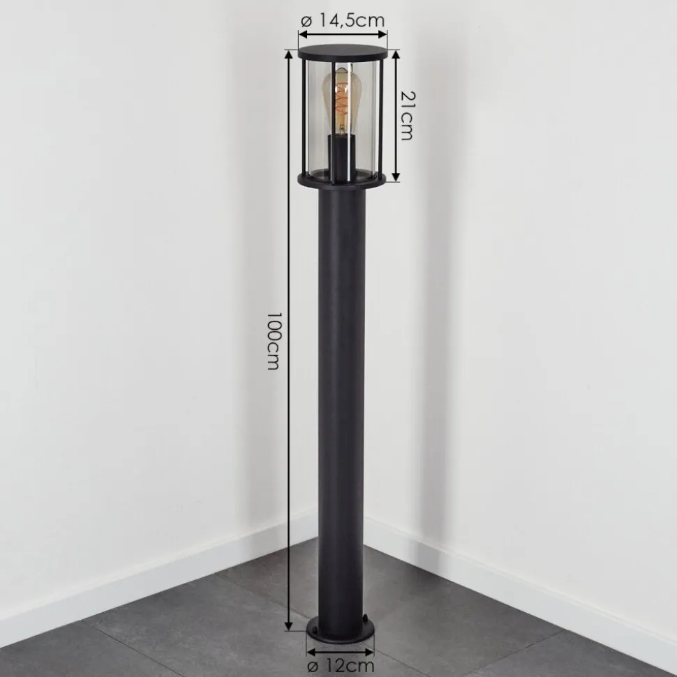 Borne Lumineuse Sumalao Noir, 1 Lumiere