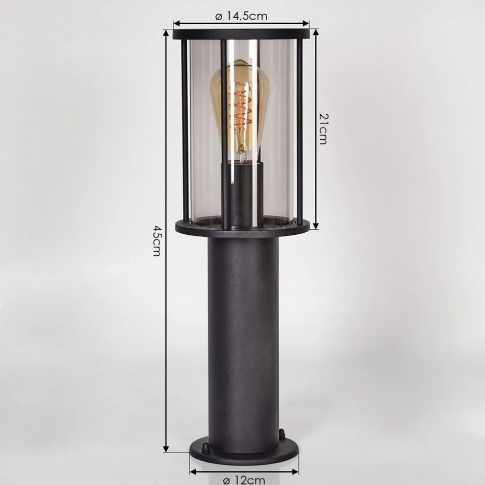 Borne Lumineuse Sumalao Noir, 1 Lumiere