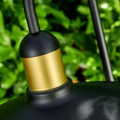 Borne Lumineuse Theux Noir, 1 Lumiere