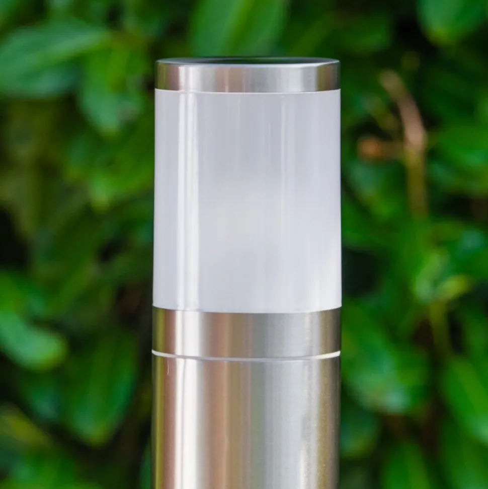 Borne Lumineuse Tolsona Acier Inoxydable, 1 Lumiere