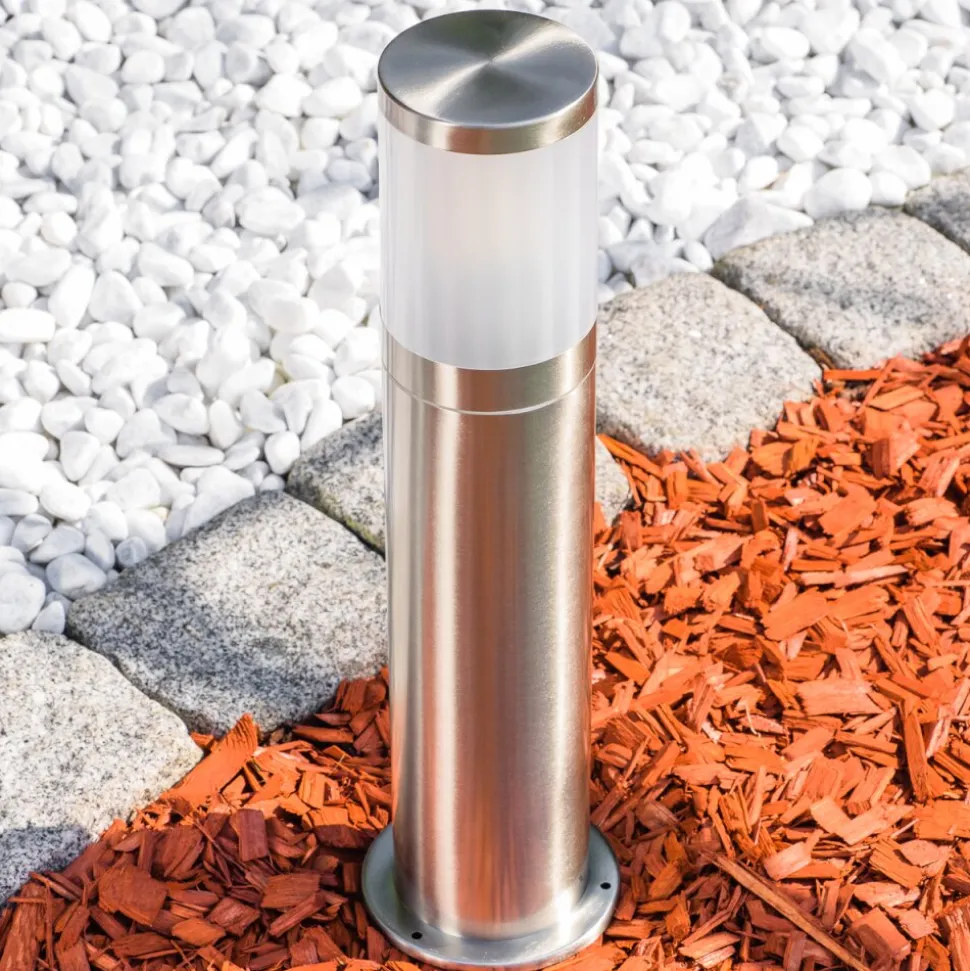 Borne Lumineuse Tolsona Acier Inoxydable, 1 Lumiere