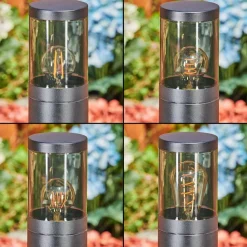 Borne Lumineuse Tolsona Noir, 1 Lumiere