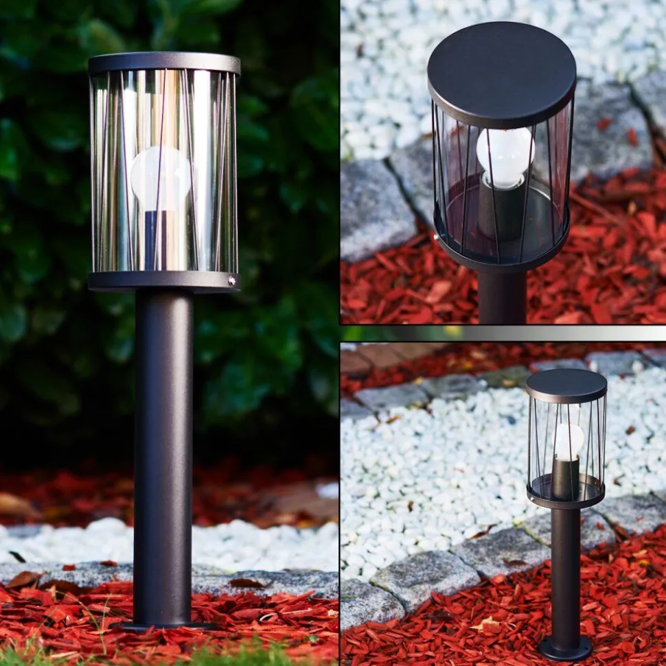 Borne Lumineuse Torsa Noir, 1 Lumiere