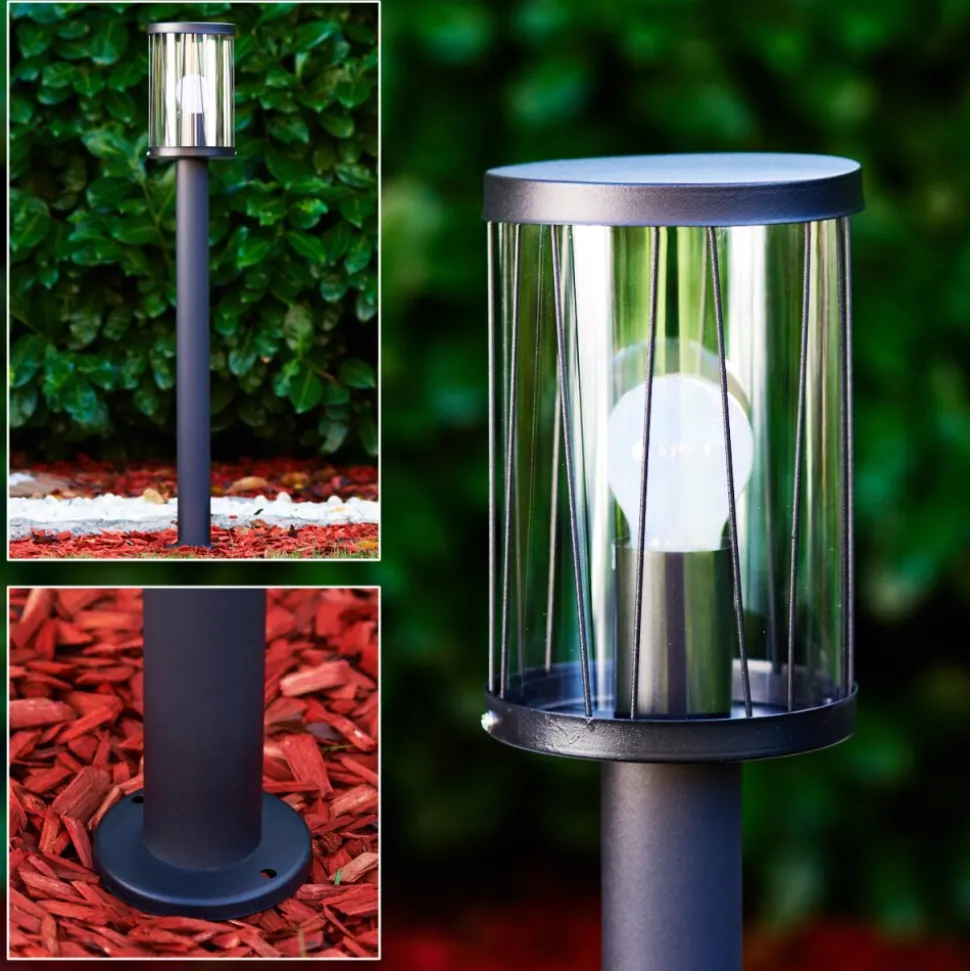 Borne Lumineuse Torsa Noir, 1 Lumiere