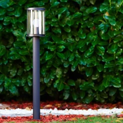Borne Lumineuse Torsa Noir, 1 Lumiere
