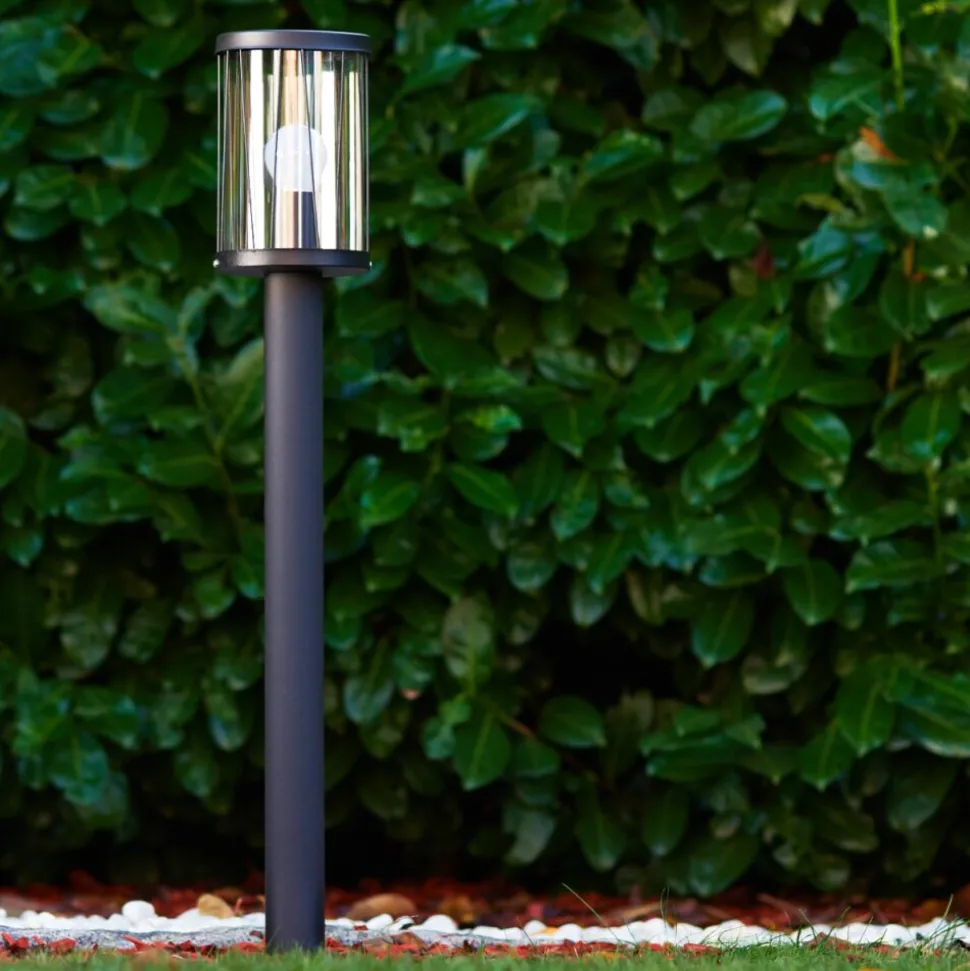 Borne Lumineuse Torsa Noir, 1 Lumiere