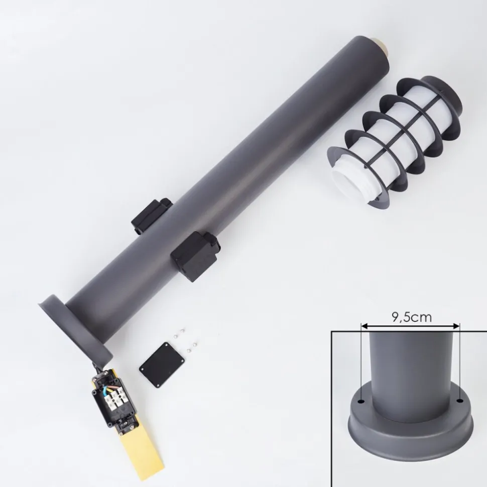 Borne Lumineuse Tunes Anthracite, 1 Lumiere