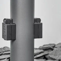 Borne Lumineuse Tunes Anthracite, 1 Lumiere
