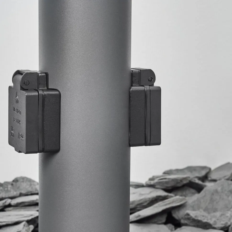 Borne Lumineuse Tunes Anthracite, 1 Lumiere