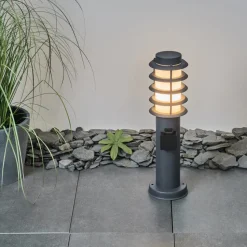 Borne Lumineuse Tunes Anthracite, 1 Lumiere