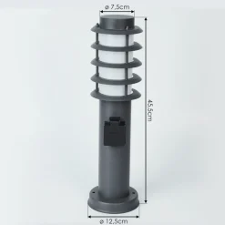 Borne Lumineuse Tunes Anthracite, 1 Lumiere