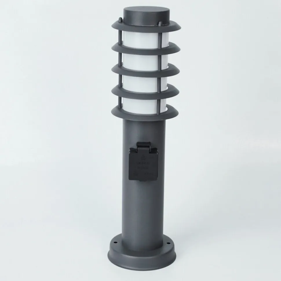 Borne Lumineuse Tunes Anthracite, 1 Lumiere