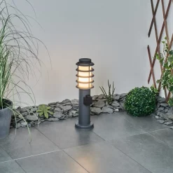 Borne Lumineuse Tunes Anthracite, 1 Lumiere