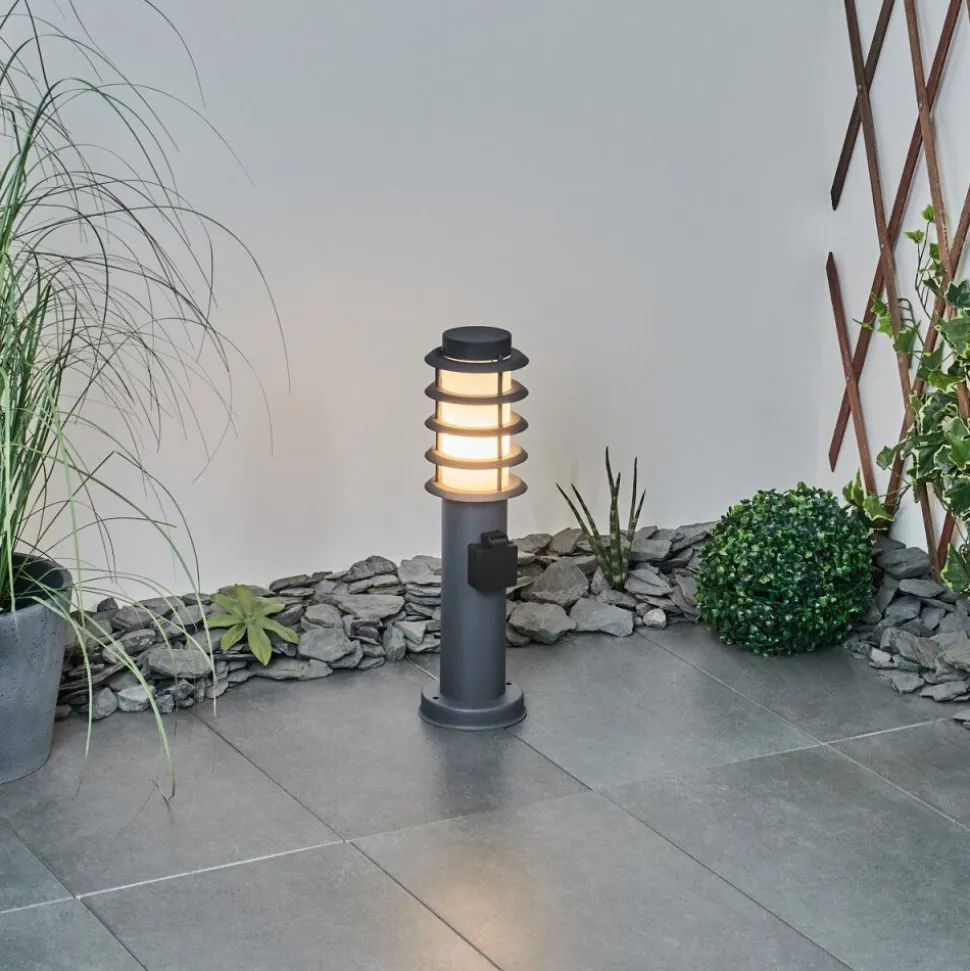 Borne Lumineuse Tunes Anthracite, 1 Lumiere