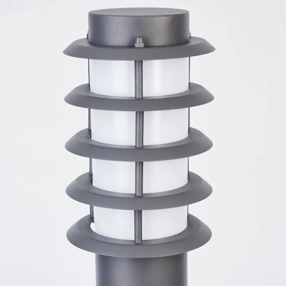 Borne Lumineuse Tunes Anthracite, 1 Lumiere, Detecteur De Mouvement