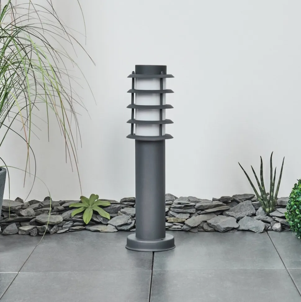 Borne Lumineuse Tunes Anthracite, 1 Lumiere