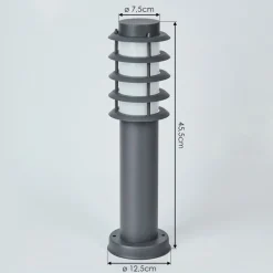 Borne Lumineuse Tunes Anthracite, 1 Lumiere