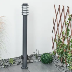 Borne Lumineuse Tunes Anthracite, 1 Lumiere