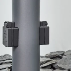 Borne Lumineuse Tunes Anthracite, 1 Lumiere