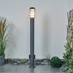 Borne Lumineuse Tunes Anthracite, 1 Lumiere
