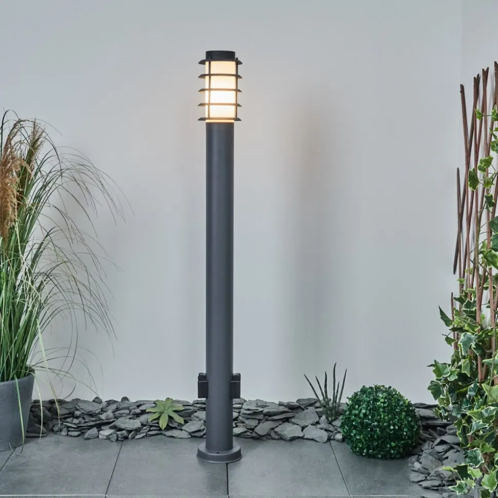 Borne Lumineuse Tunes Anthracite, 1 Lumiere