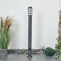Borne Lumineuse Tunes Anthracite, 1 Lumiere