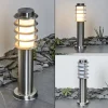 Borne Lumineuse Tunes Nickel Mat, 1 Lumiere