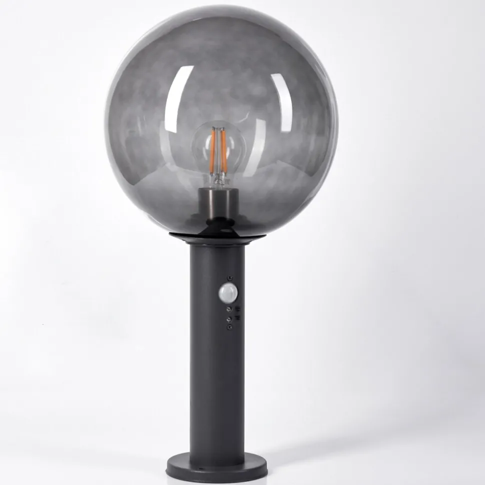 Borne Lumineusebostarenga Anthracite, 1 Lumiere, Detecteur De Mouvement