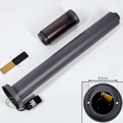 Borne Lumineusegaborone Anthracite, 1 Lumiere