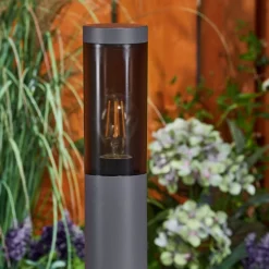 Borne Lumineusegaborone Anthracite, 1 Lumiere