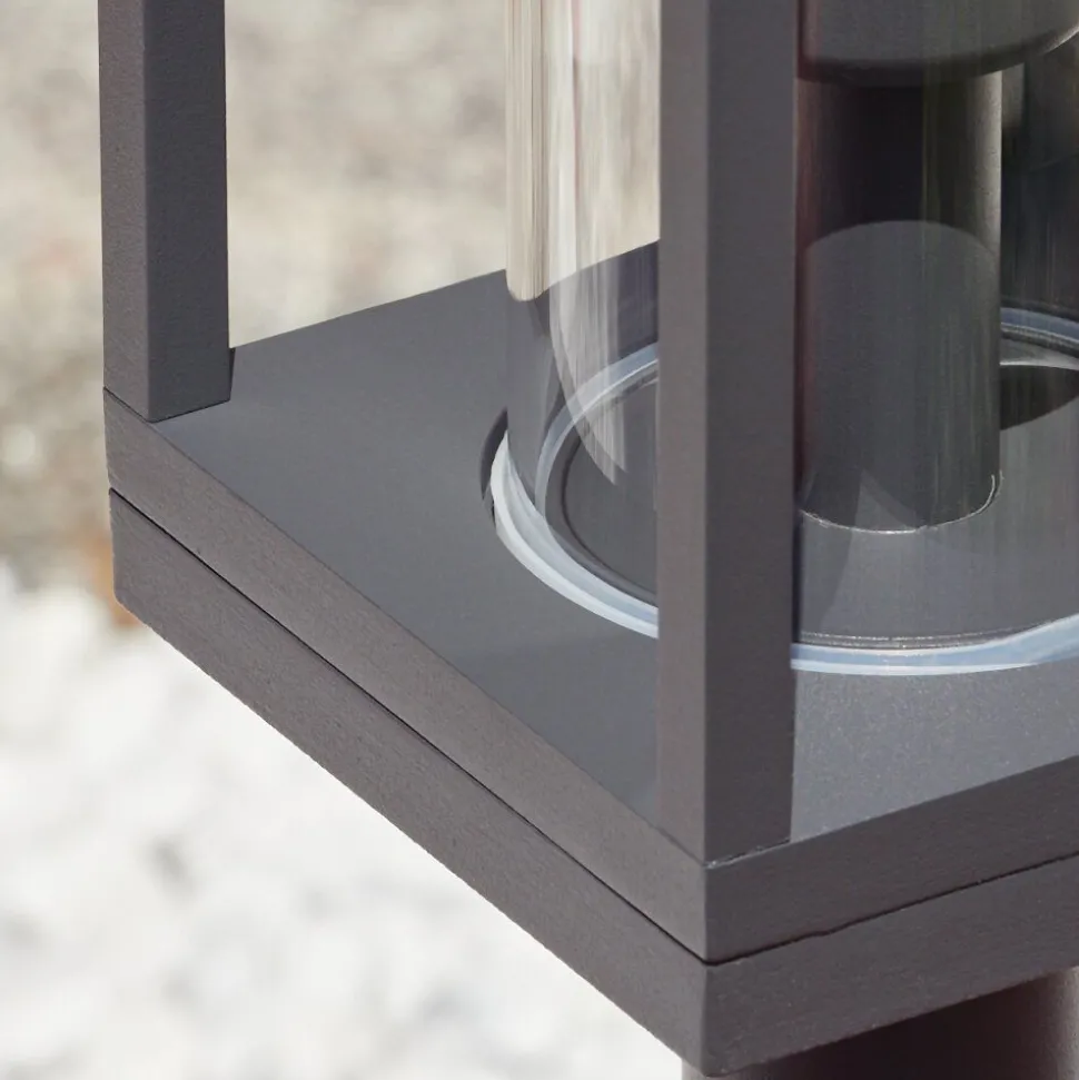 Borne Lumineuseoiba Anthracite, 1 Lumiere