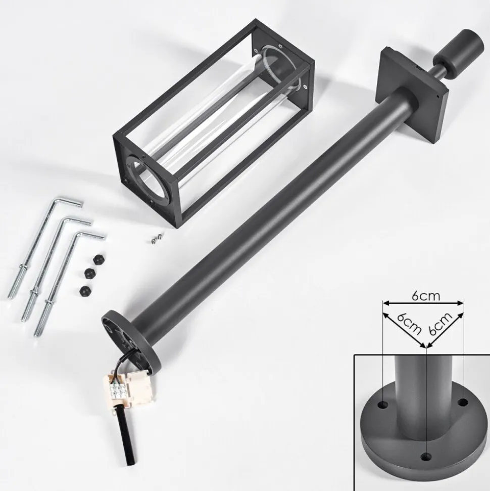 Borne Lumineuseoiba Anthracite, 1 Lumiere