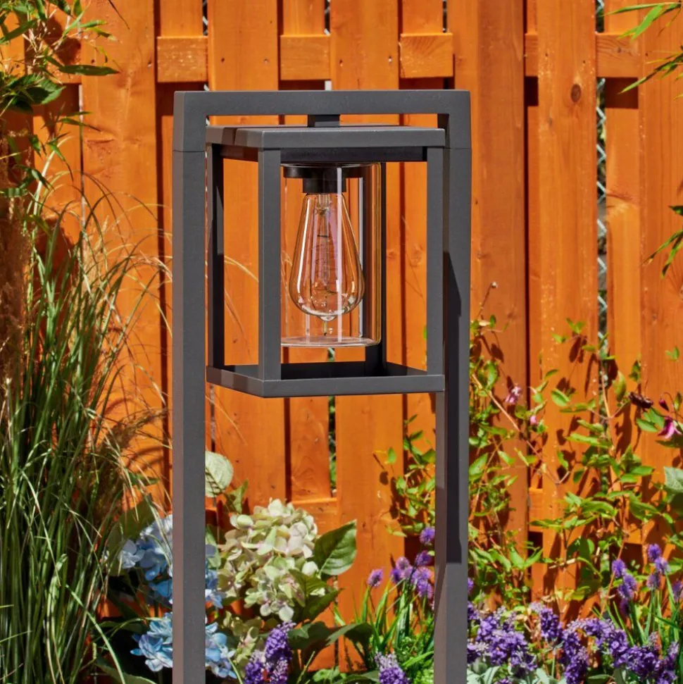 Borne Lumineuseparkkola Anthracite, 1 Lumiere
