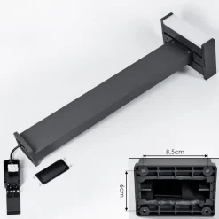 Borne Lumineuseramalheira Led Anthracite, 1 Lumiere
