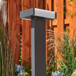 Borne Lumineuseramalheira Led Anthracite, 1 Lumiere