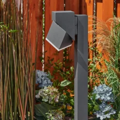 Borne Lumineusetoogong Led Anthracite, 1 Lumiere