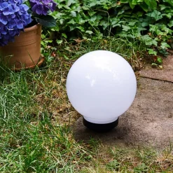 Boule Lumineuse Campinas Led Noir, Blanc, 1 Lumiere
